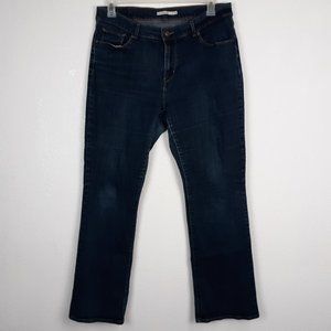 Levi's Women's Classic Bootcut Jeans Size 32 Mid Rise Medium Wash Blue Denim
